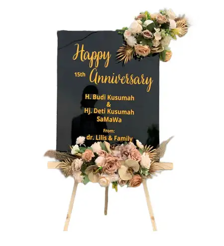 Papan Bunga Akrilik Ballroom Wedding Ciawi