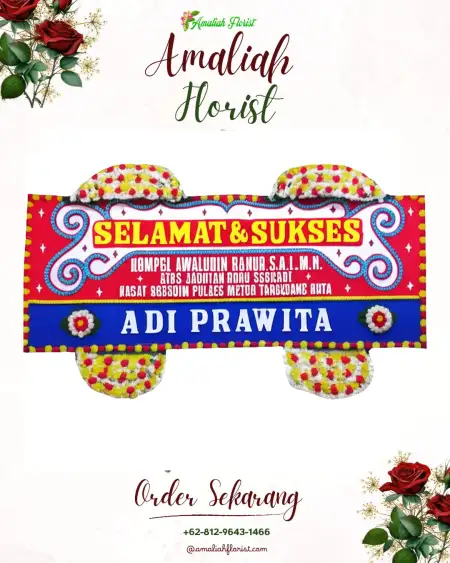 Papan Bunga Ucapan Selamat Ballroom Wedding Ciawi