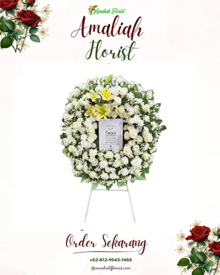 Krans Bunga Duka Ballroom Wedding Ciawi