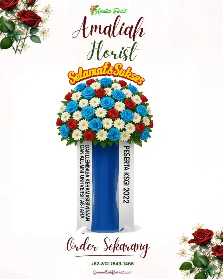 Standing Flowers Ballroom Wedding Ciawi